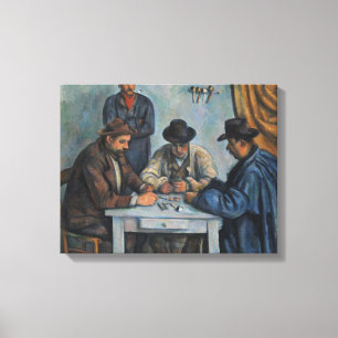 Paul Cezanne kortspelarna Canvastryck