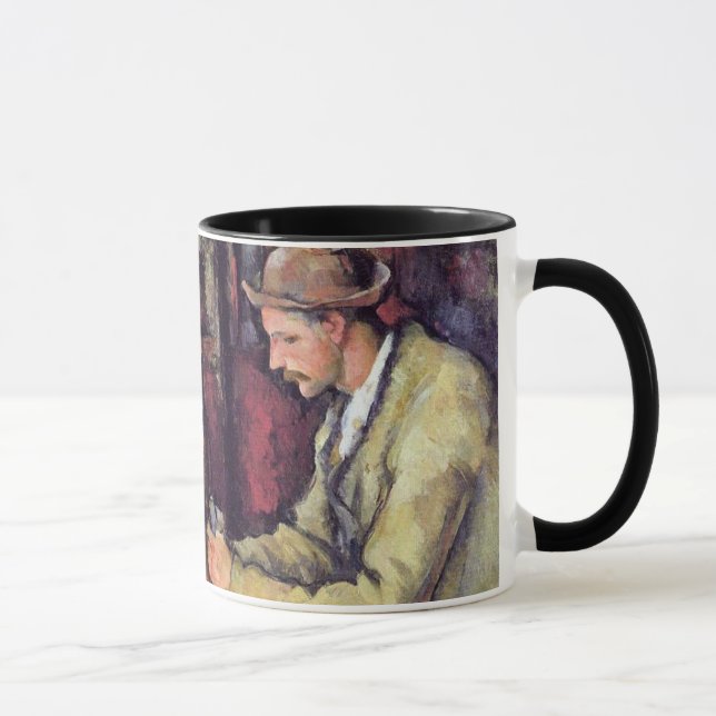 Paul Cezanne - Kortspelarna Finsk Konst-målning Mugg (Höger)