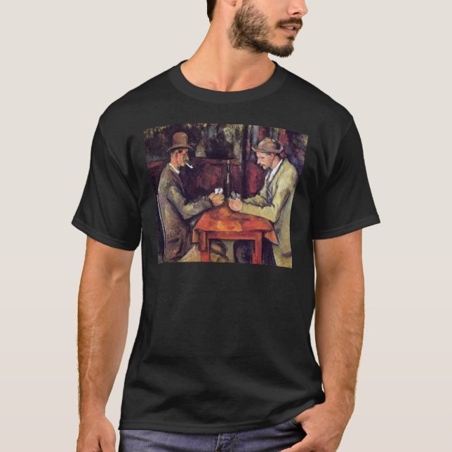 Paul Cezanne - Kortspelarna Finsk Konstmålning Tee (Framsida)