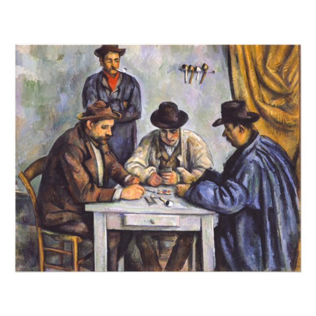 Paul Cezanne - Kortspelarna Fototryck (Framsidan)