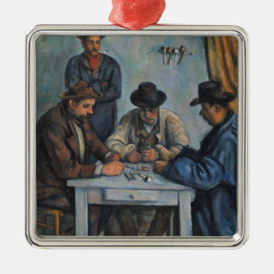Paul Cezanne kortspelarna Julgransprydnad Metall