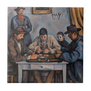 Paul Cezanne - Kortspelarna Kakelplatta