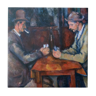 Paul Cezanne - Kortspelarna Kakelplatta