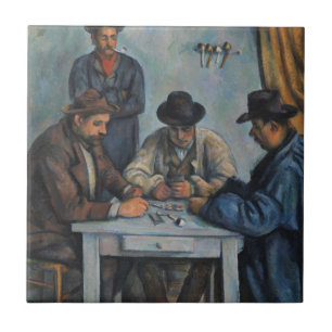 Paul Cezanne kortspelarna Kakelplatta
