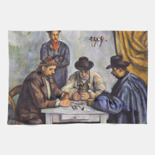Paul Cezanne - Kortspelarna Kökshandduk