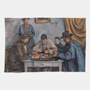 Paul Cezanne - Kortspelarna Kökshandduk