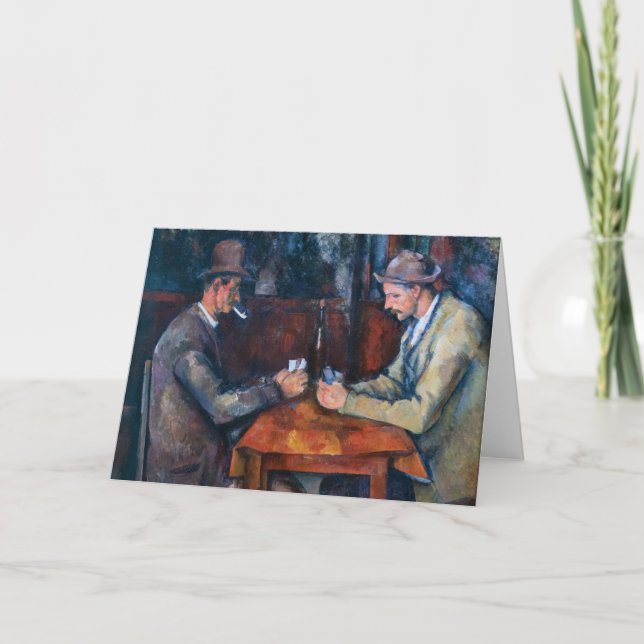 Paul Cezanne - Kortspelarna Kort (Framsida)