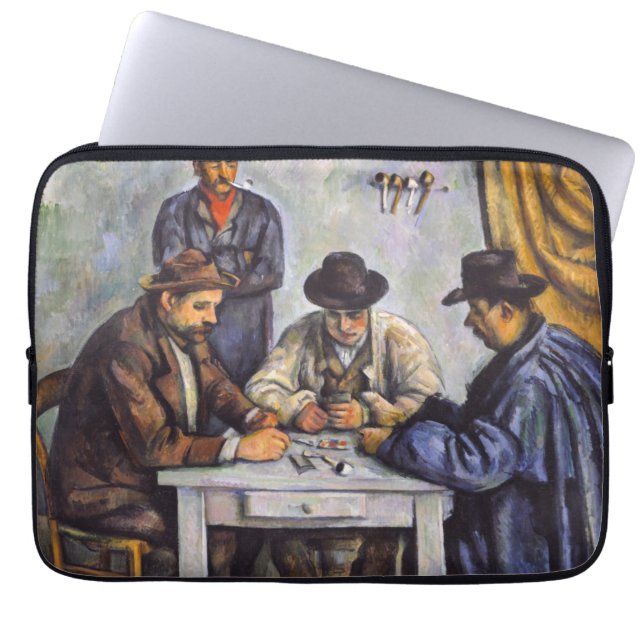 Paul Cezanne - Kortspelarna Laptop Fodral (Framsidan)