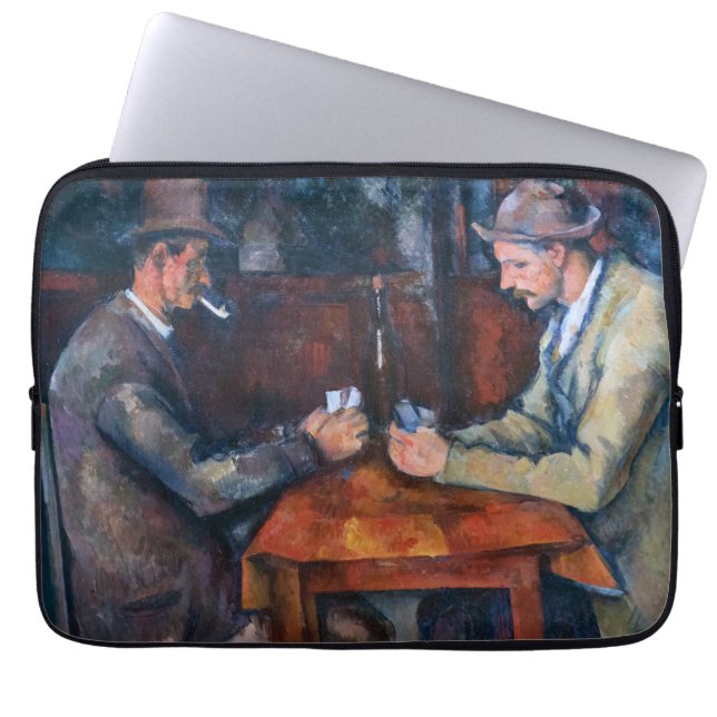 Paul Cezanne - Kortspelarna Laptop Fodral (Framsidan)