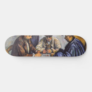 Paul Cezanne - Kortspelarna Mini Skateboard Bräda 18,5 Cm
