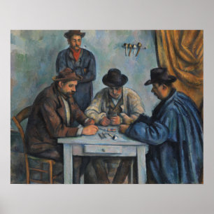 Paul Cezanne kortspelarna Poster