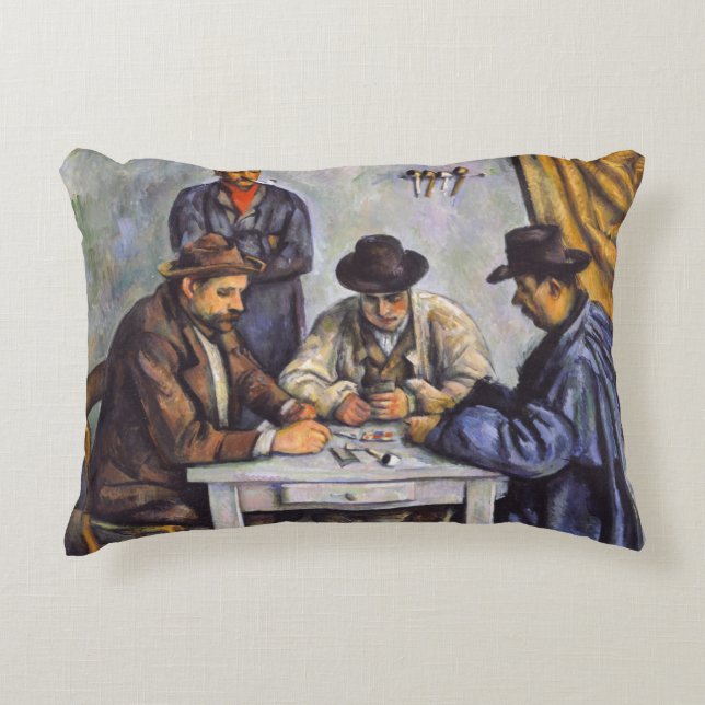 Paul Cezanne - Kortspelarna Prydnadskudde (Framsidan)