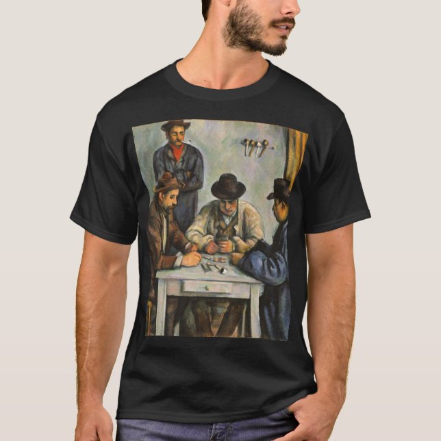 Paul Cezanne - Kortspelarna T Shirt (Framsida)