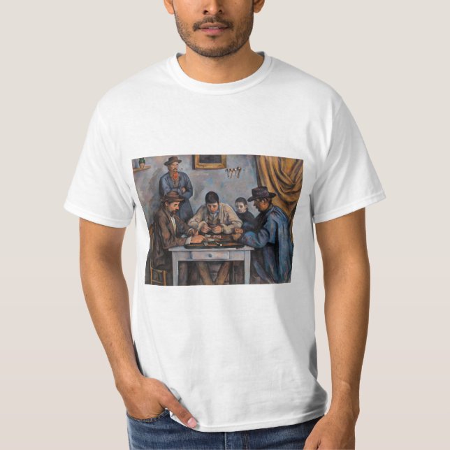 Paul Cezanne - Kortspelarna T Shirt (Framsida)