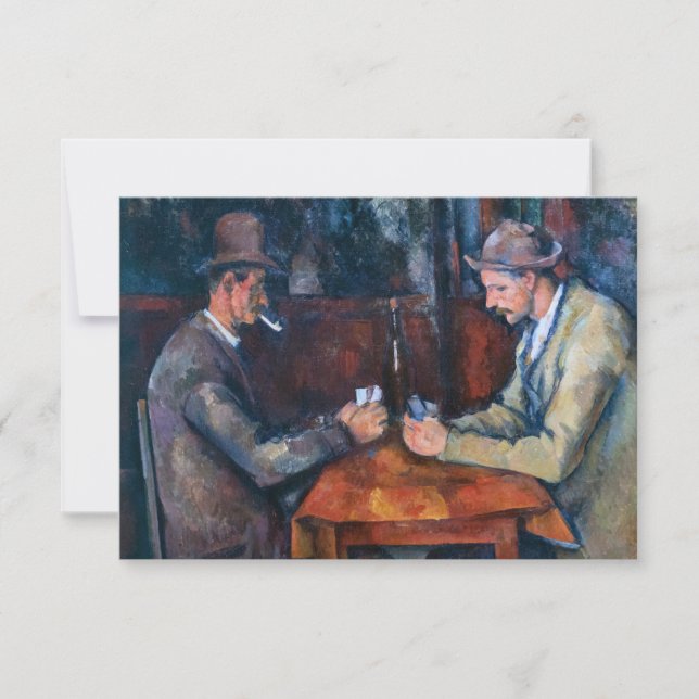 Paul Cezanne - Kortspelarna Tack Kort (Framsida)