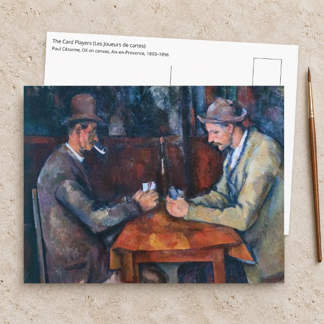 Paul Cezanne - Kortspelarna Vykort (Skapare uppladdad)
