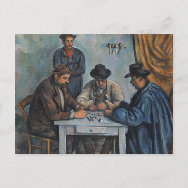 Paul Cezanne | Kortspelarna Vykort (Framsida)