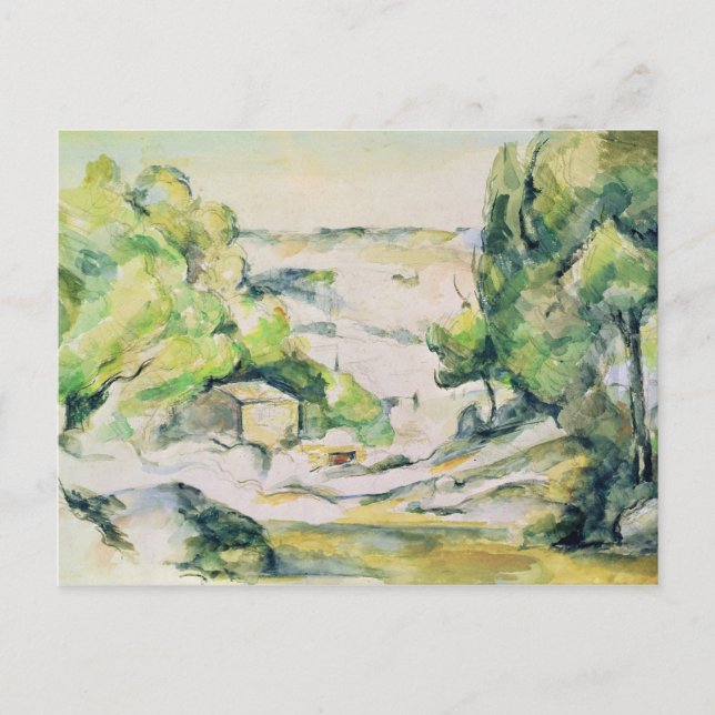 Paul Cezanne | Landsbygd i Provence Vykort (Framsida)