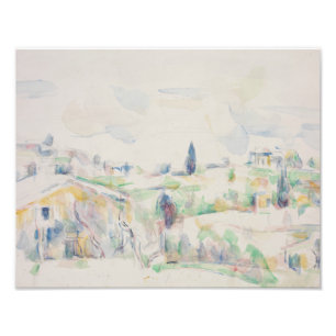 Paul Cezanne - Landskap i Provence Fototryck