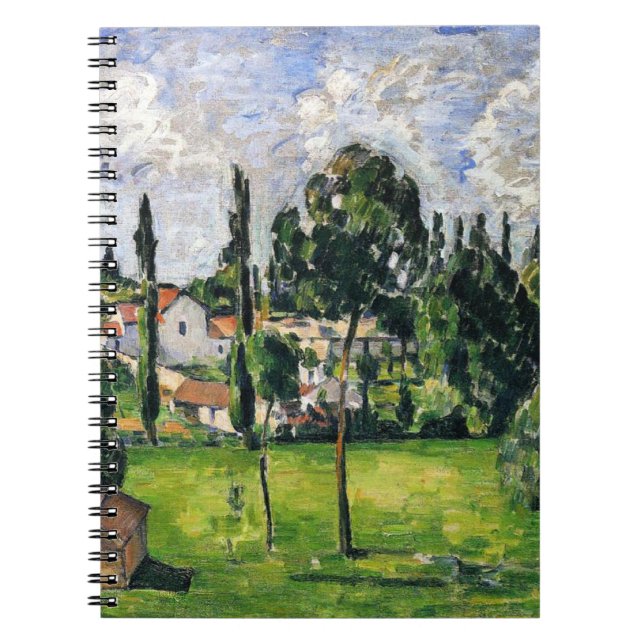 Paul Cezanne - Landskap med vattenlinje, Anteckningsbok (Framsidan)
