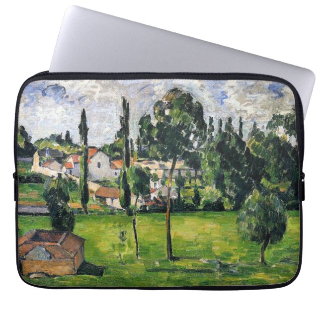 Paul Cezanne - Landskap med vattenlinje, Laptop Fodral (Framsidan)
