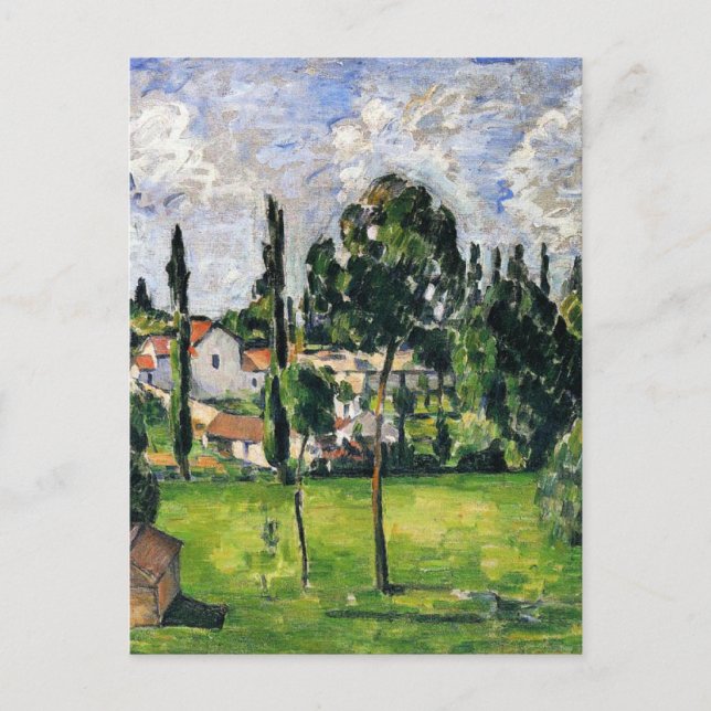 Paul Cezanne - Landskap med vattenlinje, Vykort (Framsida)