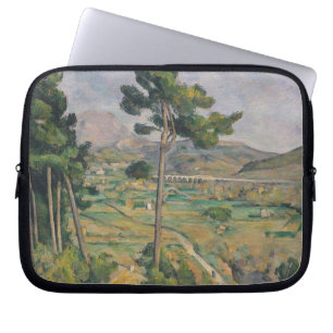 Paul Cezanne landskap med viaducten Laptop Sleeve