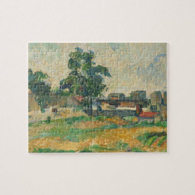Paul Cezanne | landskap nära Paris, C. 1876 (olja Pussel (Horisontell)