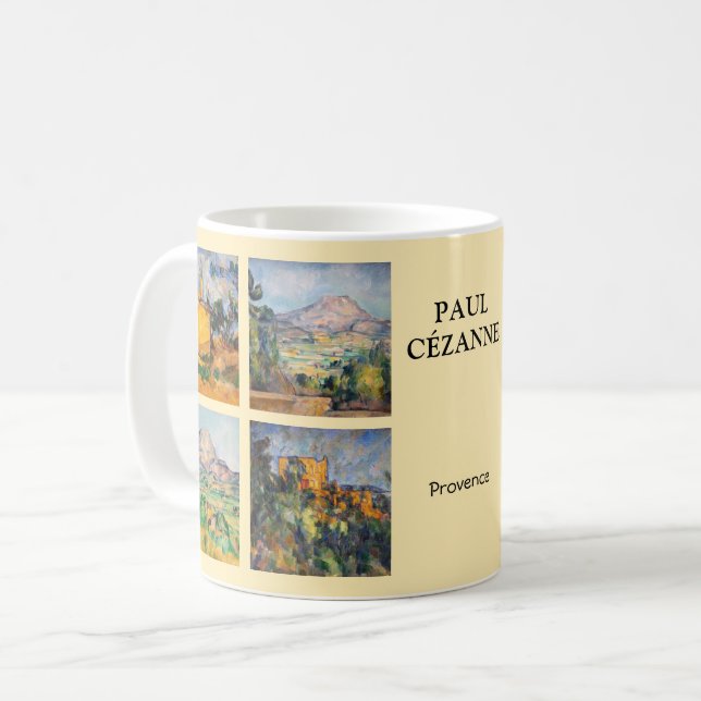 Paul Cezanne - Landskapet mästerverk Kaffemugg (Framsida vänster)