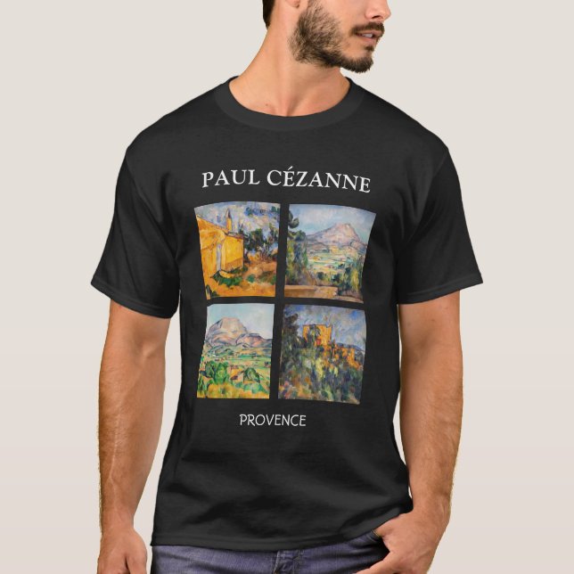 Paul Cezanne - Landskapet mästerverk T Shirt (Framsida)