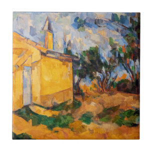 Paul Cezanne - Le Cabanon de Jourdan Kakelplatta