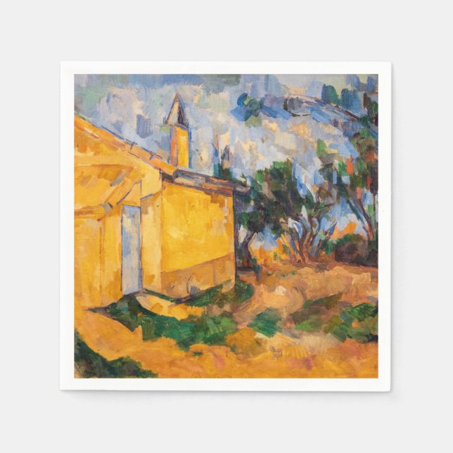 Paul Cezanne - Le Cabanon de Jourdan Pappersservett (Framsidan)