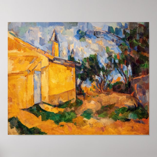 Paul Cezanne - Le Cabanon de Jourdan Poster (Framsidan)