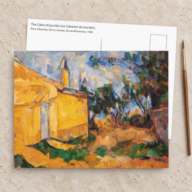Paul Cezanne - Le Cabanon de Jourdan Vykort (Skapare uppladdad)