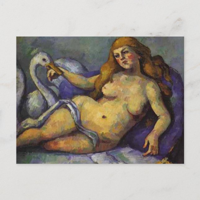 Paul Cezanne - Leda med Svan Vykort (Framsida)