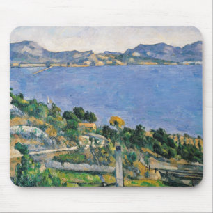 Paul Cezanne L'Estaque, beskådar av fjärden av Musmatta