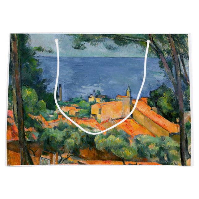 Paul Cezanne - L'Estaque med röda tak (Framsidan)