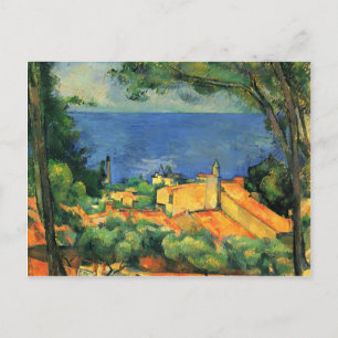 Paul Cézanne - L'Estaque med röda tak Vykort