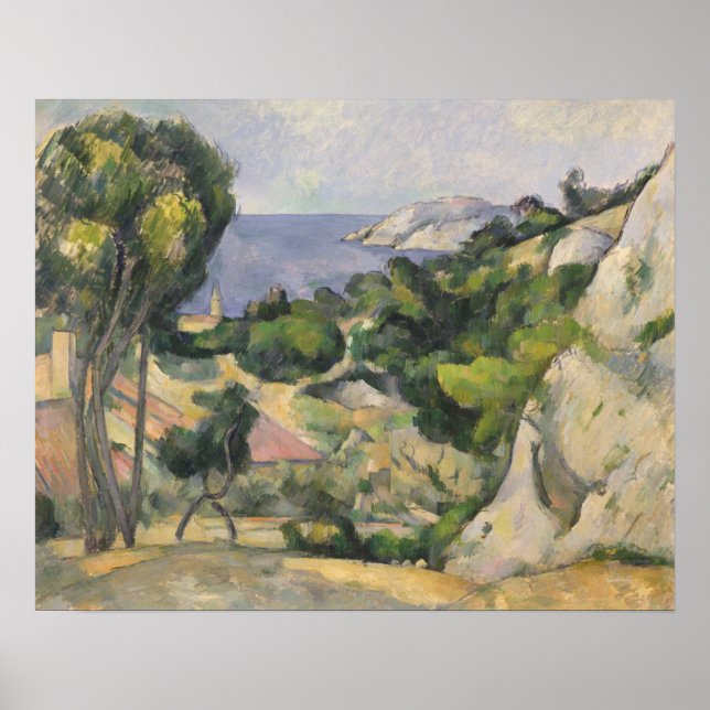 Paul Cezanne | L'Estaque Poster (Framsidan)