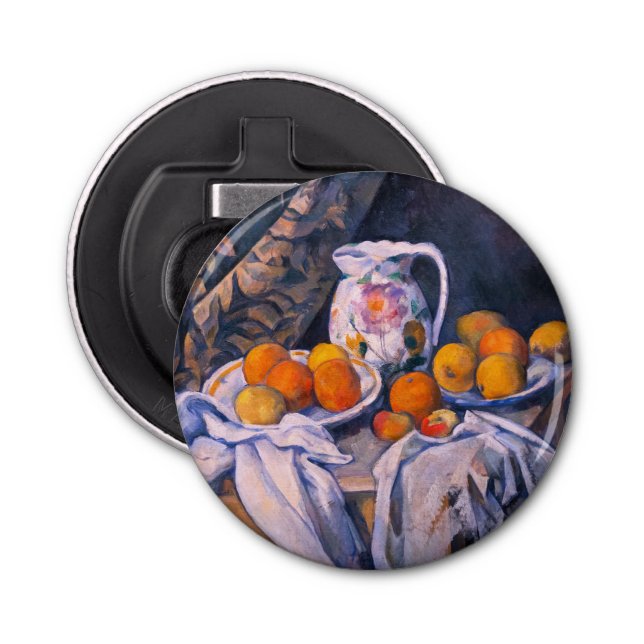 Paul Cezanne - Livet med en ridå Flasköppnare (Framsidan)