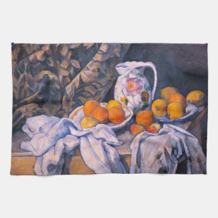 Paul Cezanne - Livet med en ridå Kökshandduk