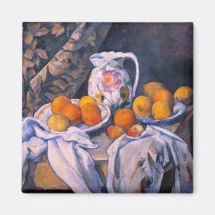 Paul Cezanne - Livet med en ridå Magnet
