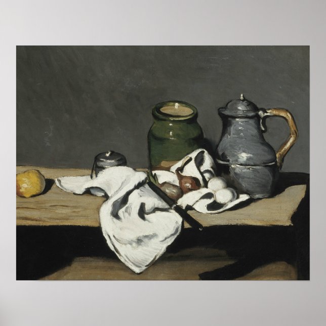 Paul Cezanne - Livet med Kettle Poster (Framsidan)