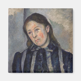 Paul Cezanne - Madame Cezanne with Loosened Hair Magnet