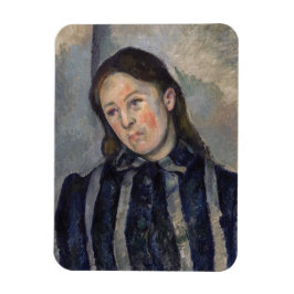 Paul Cezanne - Madame Cezanne with Loosened Hair Magnet
