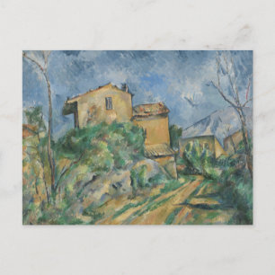 Paul Cezanne - Maison Maria med en Chateau-vy Vykort