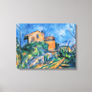 Paul Cezanne "Maison Maria with a View Chateau" Canvastryck