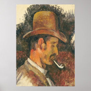 Paul Cezanne man i den orientaliska dräkten, Poster