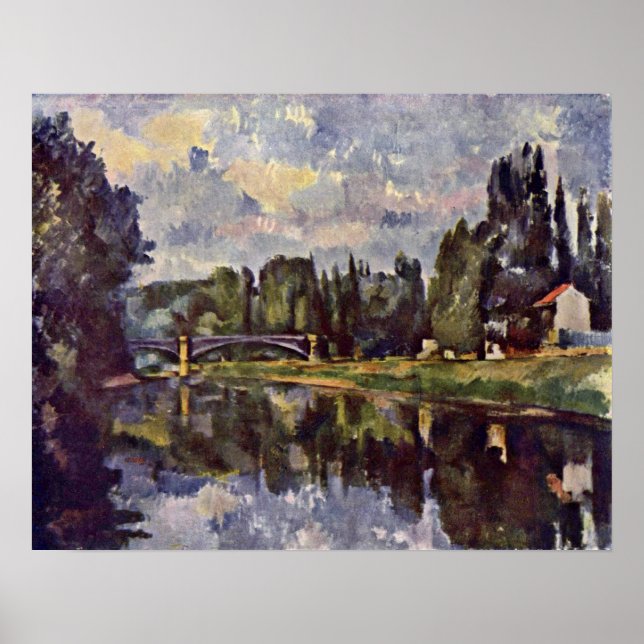 Paul Cezanne - Marne-shore Poster (Framsidan)