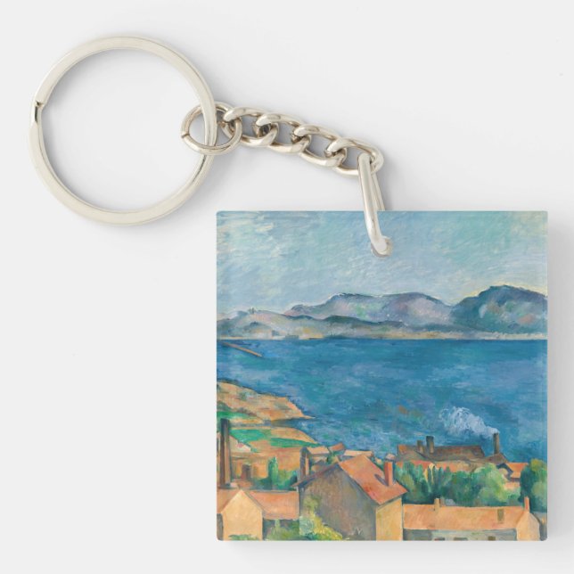 Paul Cezanne - Marseillebukten, Seen från Estaque (Framsidan)
